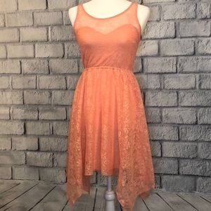 No boundaries peach dress size small